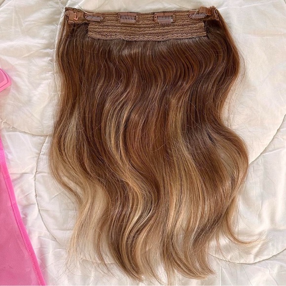 NWOT Chestnut Balayage Ombre Hair Extensions - Picture 4 of 6